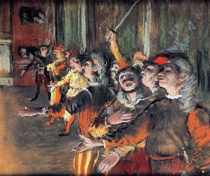 Edgar Degas The Chorus (1876) by Edgar Degas China oil painting art